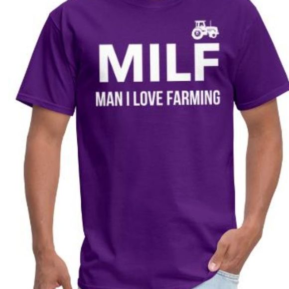 Fruit of the loom purple MILF t-shirt - Picture 5 of 5